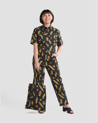 Women's Banana Havana Print Jumpsuit