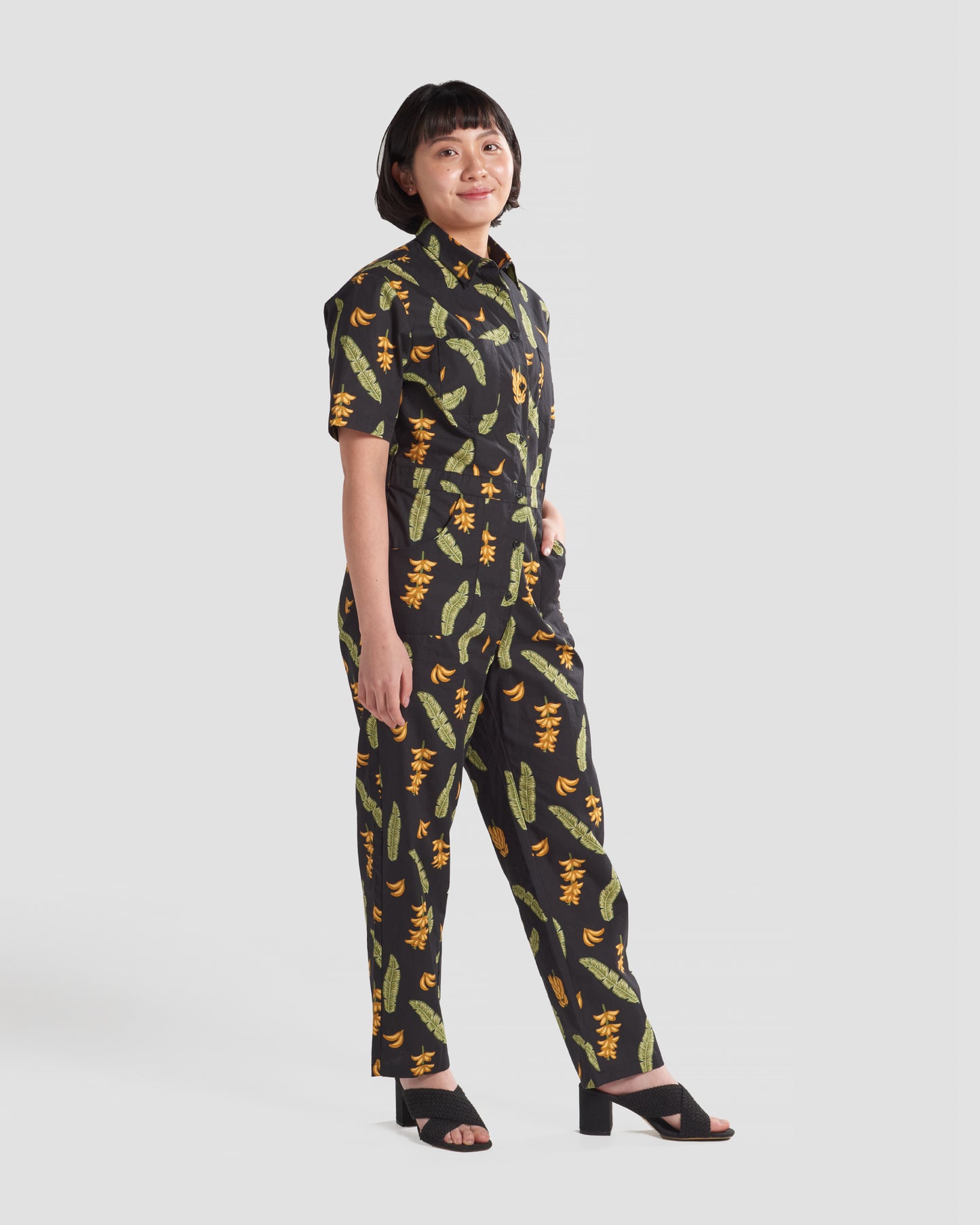 Women's Banana Havana Print Jumpsuit