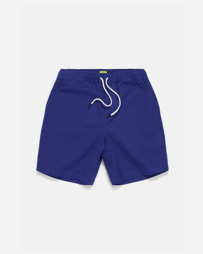 Deep Blue Twill Shorts