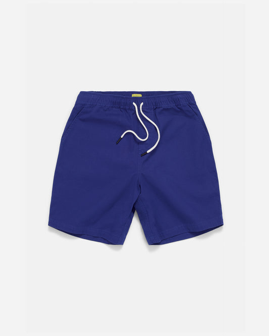 Deep Blue Twill Shorts