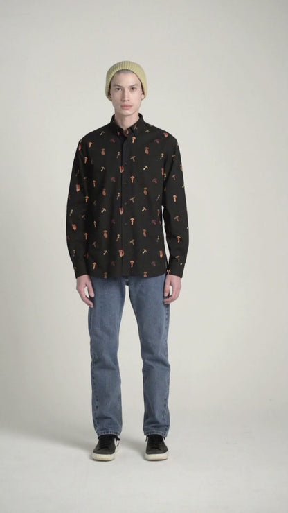 Mushroom Medley Print Shirt