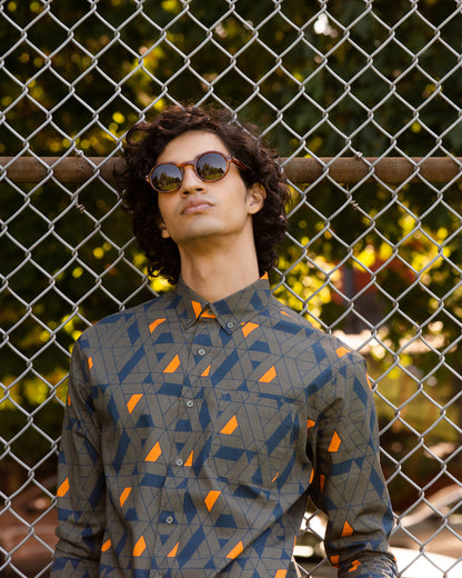 Digi Block Print Shirt