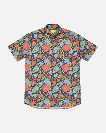 Hibiscus Print Shirt