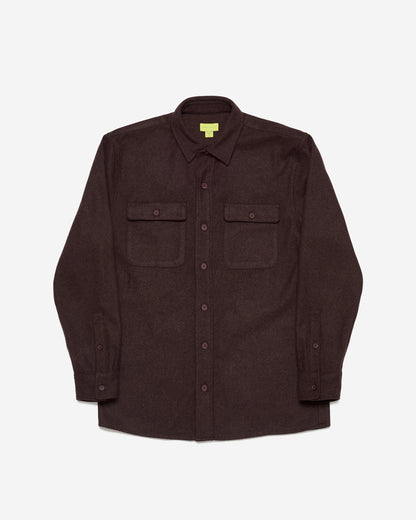 Speckled Brown Shirt Jacket