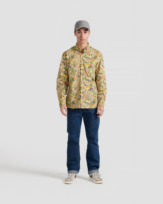 Plants And Flowers Print Shirt