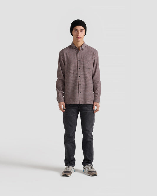 Elfin Micro Flannel Plaid Lightweight Shirt