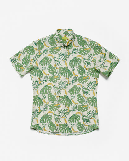 Poplin Bananas Print Shirt