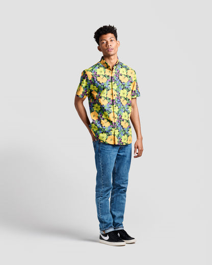 Tropical Floral Print Shirt