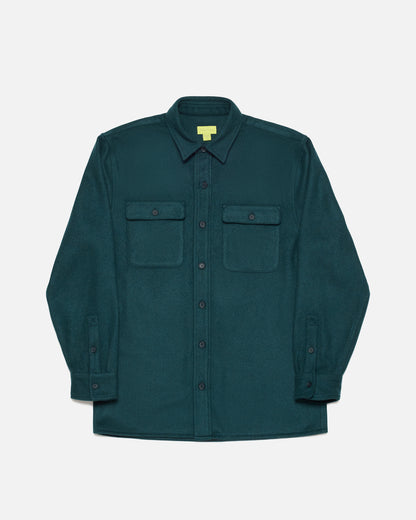 Teal Shirt Jacket