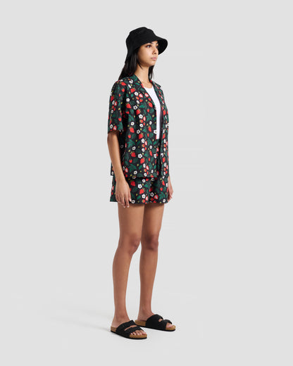 Women's Strawberry Fields Print Shorts