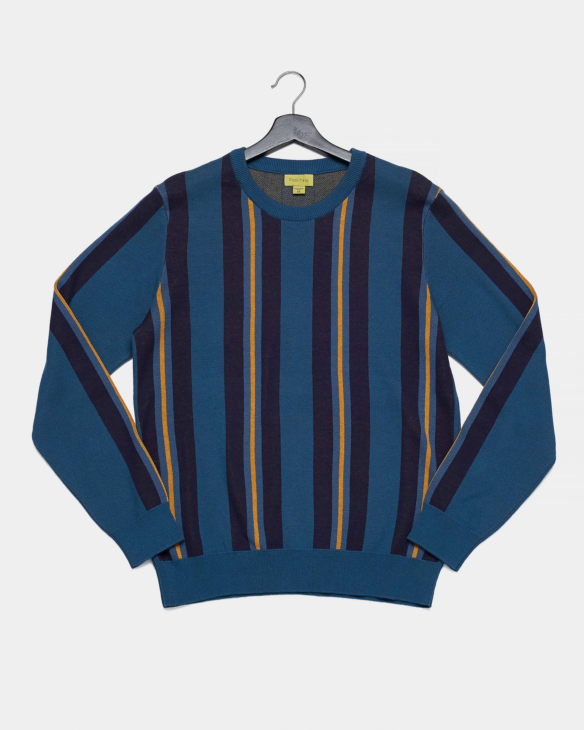 Rider Stripe Sweater > 100% BCI Cotton