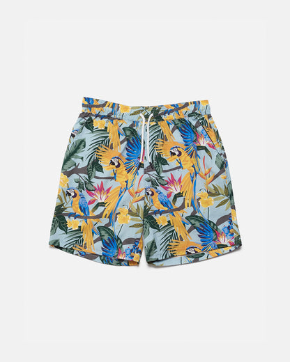 Parrot Paradise Print Shorts